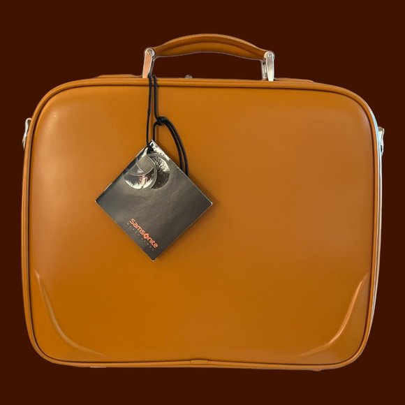 SAMSONITE BLACK LABEL BAYAMO LEATHER LAPTOP ATTACHE BAG NWT - Picture 3 of 10